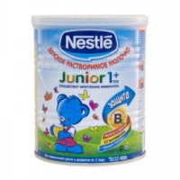 Детское растворимое молочко Nestle Junior 1+