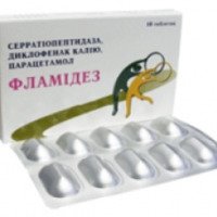 Обезболивающие таблетки Синмедик "Фламидез"