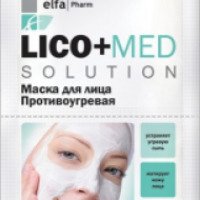 Маска для лица противоугревая Elfa Pharm Lico+Med