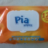 Влажные салфетки Pia wipes