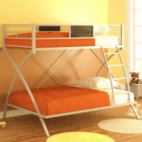 Кровать металлическая двухъярусная Формула мебели "Виньола"