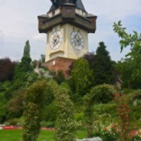 Смотровая площадка замка Шлоссберг (Австрия, Грац)