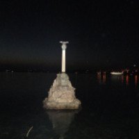Памятник затопленным кораблям в Севастополе (Россия)