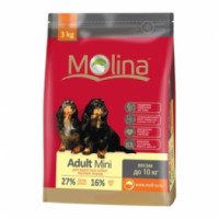 Сухой корм для собак мелких пород Molina Adult Mini