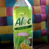 Безалкогольный негазированный напиток Green Beverages с кусочками алоэ