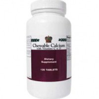 БАД Coral Club Жевательный кальций "Chewable Calcium with Vitamins C&D"