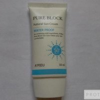 Солнцезащитный крем A'pieu Pure Block Natural Sun Cream
