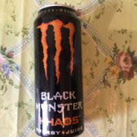 Напиток безалкогольный тонизирующий газированный Black Monster Khaos Energy