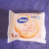 Влажная туалетная бумага Zewa Almond Milk