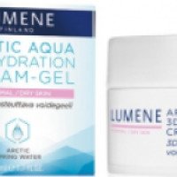 Крем-гель для лица Lumene "Arctic aqua 3D Hydration" для нормальной и сухой кожи