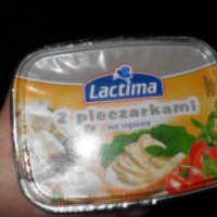 Сыр плавленый пастообразный с шампиньонами Lactima
