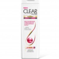 Шампунь для женщин против перхоти CLEAR vita ABE Восстановление поврежденных и окрашенных волос