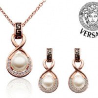Бижутерия Danbi Huabi Jewelry Set Rose Gold-Plated