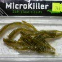 Силиконовые приманки MicroKiller болотный червь