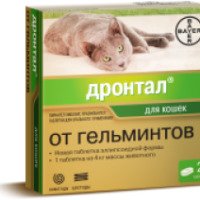 Средство для кошек Bayer "Дронтал" от паразитов