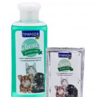 Лечебно-профилактический шампунь для котов и собак Природа с противопаразитарным эффектом