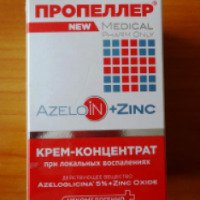 Крем-концентрат для лица Пропеллер при локальных воспалениях AzeloIN +Zinc