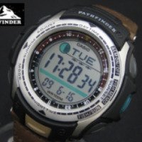 Мужские часы Casio PAS400B-5V Pathfinder Moon Phase Fishing Timer
