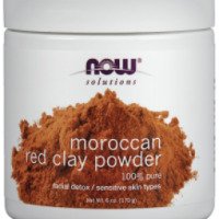 Глина Now Foods Solutions Moroccan red Clay Powder