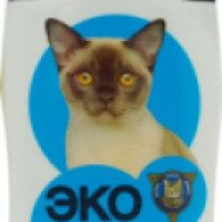 Эко шампунь для кошек Барсик 5 в 1 "Супер защита от блох и клещей с маслом полыни"
