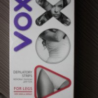 Восковые полоски VOX для тела с экстрактом ванили