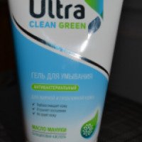 Антибактериальный гель для умывания Faberlic Ultra Clean Green для жирной и проблемной кожи