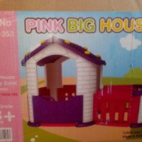 Детский игровой домик Зеленый крокодил Pink Big House