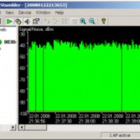 Программа для Windows NetStumbler для контроля уровня принимаемого сигнала Wi-Fi