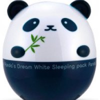 Маска для лица и кожи вокруг глаз Tony Moly "Panda's Dream White Sleeping Pack" с осветляющим эффектом