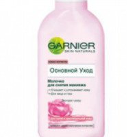 Молочко для снятия макияжа Garnier Skin Naturals "Основной уход" для сухой и чувствительной кожи