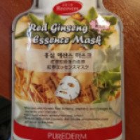 Коллагеновая маска Purederm Red Ginseng Essense Mask