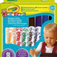 Набор цветных смываемых фломастеров для малышей "Crayola"