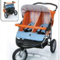 Детская прогулочная коляска для двойни ABC Design 3 W Twin Air S
