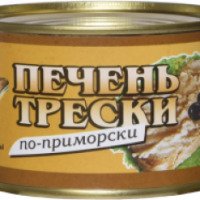 Печень трески по-приморски "Рыбозавод Большекаменский"