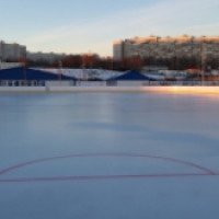 Открытый ледовый каток в Братеево (Россия, Москва)