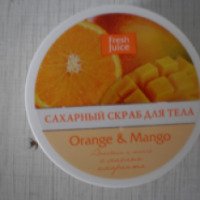 Сахарный скраб для тела Fresh Juice "Orange & Mango"