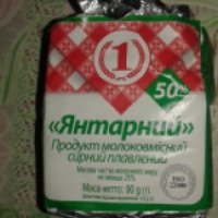 Продукт молокосодержащий сырный плавленый №1 "Янтарный"