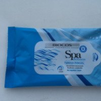 Антибактериальные влажные салфетки Biocos Cosmetics Spa freshness