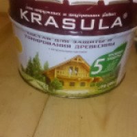 Состав для защиты и тонирования древесины Krasula