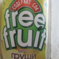 Безалкогольный напиток "Free Fruit" вкус груши