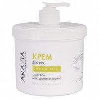 Крем для рук ARAVIA Professional SPA Manicure Cream Oil с маслом макадамии и карите