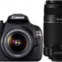 Зеркальный фотоаппарат CANON EOS 1200D Double Kit 18-55 mm III + 75-300 mm III