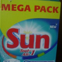Таблетки для посудомоечной машины Sun Mega Pack