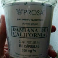 Пищевая добавка Prosa Damiana de California