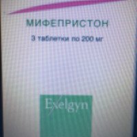 Таблетки для медикоментозного прерывания беременности Exelgyn Laboratories "Мифегин"