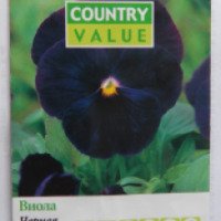 Семена виолы Country Value "Черная звезда"