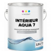 Краска интерьерная Vincent Interieur Aqua 7 водостойкая