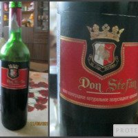 Вино виноградное натуральное полусладкое красное Кодру "Дон Стефан"