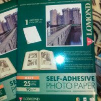 Самоклеящаяся фотобумага Lomond Self-Adhesive Photo Paper