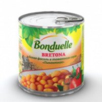 Белая фасоль в томатном соусе "Bonduelle"